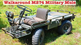 History of ArmyMarine M274 Mechanical Mule or Military Mule amp Walkaround [upl. by Cari]