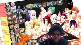 NARUTO SMASH OR PASS TIER LIST MALE ONLY [upl. by Notecnirp397]