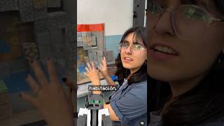 ESTUDIANTE manipula la REALIDAD con Minecraft [upl. by Niledam]