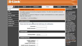 How to change your DLink router login password [upl. by Vivie]