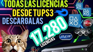 SOLUCIONA EL ERROR DE LAS LICENCIAS DE JUEGOS DE PS3 ACTUALIZADO 17 280 LICENCIAS [upl. by Yur]