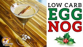 Low Carb EGG NOG  The BEST Keto Eggnog Recipe [upl. by Glad]