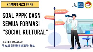 Soal PPPK Sosio Kultural Semua Formasi Tryout [upl. by Wein]