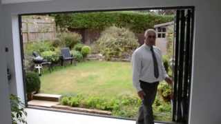 Bifold door 3 panel anthracite 7016 aluminium [upl. by Akierdna156]