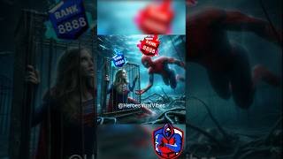 Spiderman saves Supergirl from Sea beast  Brawlstars rank up spiderman marvel brawlstars short [upl. by Annaer]