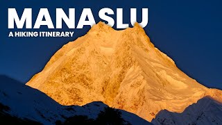 How to Hike the Manaslu Circuit Trek in Nepal  Hiking Itinerary 2024 [upl. by Cnut]