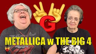 2RG REACTION METALLICA amp THE BIG 4  AM I EVIL LIVE  Two Rocking Grannies [upl. by Altheta164]