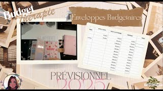 ✨ENVELOPPES BUDGETAIRES  PREVISIONNEL 2025 ✨ BUDGET THERAPIE [upl. by Ennirroc]