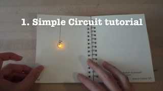 Circuit Stickers tutorial 1 simple LED circuit [upl. by Johnathon]