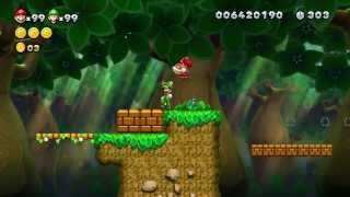 New Super Mario Bros U  100 Walkthrough Coop  Parte 19 di 22 [upl. by Airdnaxila]