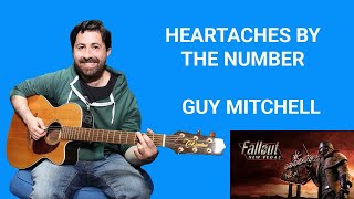 How to play Heartaches By The Number Guy Mitchell  EASY Acoustic Guitar Lesson [upl. by Latsyek172]