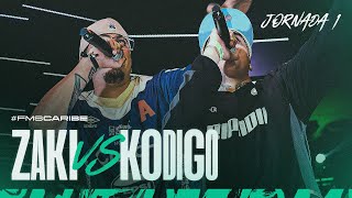 KODIGO vs ZAKI I FMSCARIBE 2024  Jornada 1 Temporada 2  Urban Roosters [upl. by Ahab]