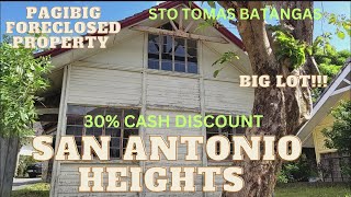 EP 68 BIG HOUSE AND LOT PAGIBIG FORECLOSED PROPERTY STO TOMAS BATANGAS WITH 30 CASH DISCOUNT [upl. by Sira629]