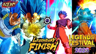 New LF Tag Ssbk Goku And Ssbe Vegeta Trailer of Legends Festival 2023Dragon Ball Legends Concept [upl. by Maleen192]