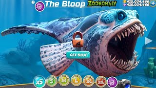 the Bloop Zoonomaly monster New shark unlock full upgrade New coming soon update Hangry shark world [upl. by Ydissak]