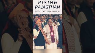 pm Modi amp cm bhajan lal  Rising Rajasthan Global Investment Summit 2024 shorts [upl. by Enilesor]