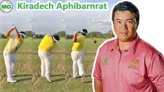 キラデク・アフィバーンラトKiradech Aphibarnrat タイの男子ゴルフ スローモーションスイング [upl. by Ardnayek]