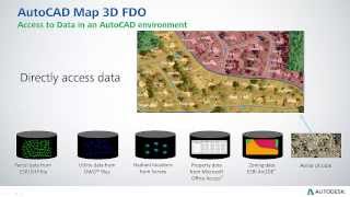 AutoCAD Map 3D 2014 FDO [upl. by Crellen]