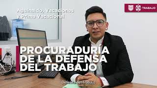 Procuraduría de la Defensa del Trabajo Derechos laborales [upl. by Eelreveb]