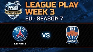 RLCS League Play Week 3  PSG Esports vs The Bricks [upl. by Fulton]