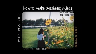 How to edit aesthetic videos on your phone  Androidver  quotEditing Tutorialquot [upl. by Cranston201]