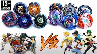 4 SEASONS BLADERS vs GOD BEYBLADE BURST EVOLUTION TEAM BATTLE OF GENERATIONS4D METAL vs GOD LAYERS [upl. by Ynnav]