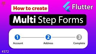 Flutter Tutorial  How To Use Stepper Widget  The Right Way  MultiStep Forms [upl. by Columba]