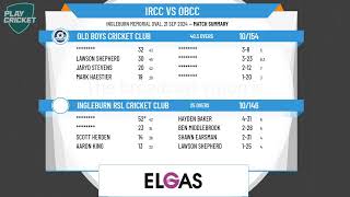 Ingleburn RSL Cricket Club v Old Boys Cricket Club [upl. by Katlaps901]