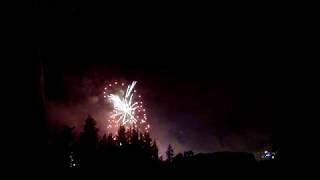 Courchevel Feu dartifice Nouvel An 2018 [upl. by Syah778]