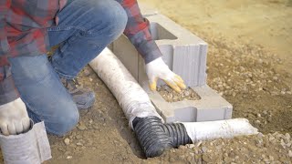 Retaining Wall Drain Pipe Installation Discussion [upl. by Adidnac]