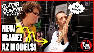 The Ibanez AZ just got cooler  New models at Guitar Summit 2019 [upl. by Airdnaid]