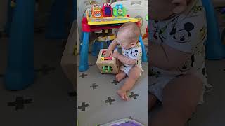 Why do babies like spinning things 🤪🤪  Baby Asher Day 307 [upl. by Oidacra]