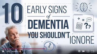 🚨 MUST WATCH 10 WARNING SIGNS OF DEMENTIA 🚨 [upl. by Aramot]