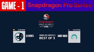 GAME  1 AI ESPORTS vs SMART OMEGA  Snapdragon PRO SERIES [upl. by Meter550]