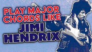 Jimi Hendrixs Secret Major Chords [upl. by Berlin]