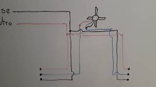 INSTALANDO UN VENTILADOR DE TECHO CON 2 INT DE 3 VÍAS CORTO CIRCUITO [upl. by Enelkcaj247]