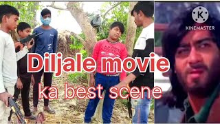 Diljale 1996 Ajay Devgan amrish Puri diljale movie best scene  diljale movie super hit movie [upl. by Attenyw]