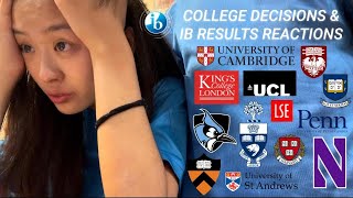 COLLEGE DECISIONS  IB RESULTS REACTION 2023 ivies t10s northwestern jhu uk cambridge hk intl [upl. by Moersch983]