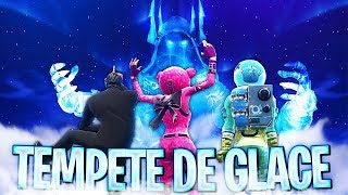 ON FAIT L’ÉVÉNEMENT de la TEMPÊTE DE GLACE sur FORTNITE [upl. by Nomolas]