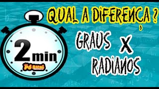 GRAUS E RADIANOS QUAL A DIFERENÇA [upl. by Marthena853]