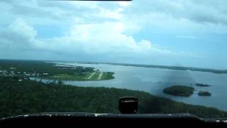 Hard landing Everglades airpark [upl. by Llennej]