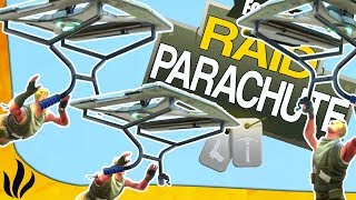 ON RAID DES FORTS EN PARACHUTE  Nouveau Tremplin Parachute  Fortnite Battle Royale [upl. by Siloam]