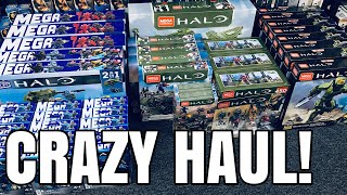 My BIGGEST Halo Mega Construx Haul YET [upl. by Eralcyram]