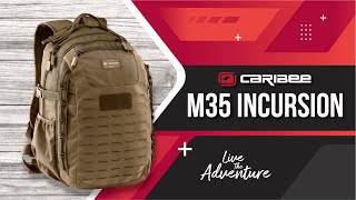 Caribee M35 Incursion Backpack  Product Tour [upl. by Timotheus]