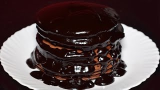 Chocolate Pancake Recipe  How to Make Chocolate Pancakes from scratch  Breakfast Recipe [upl. by Nnylahs776]