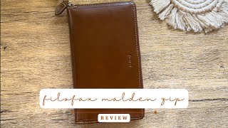 Filofax Malden Compact Zip Review [upl. by Nilrev480]