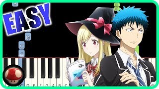 Yamadakun to 7nin no Majo OP  Kuchizuke Diamond  EASY Piano Tutorial くちづけDiamond【ピアノ簡単楽譜】by TAM [upl. by Nennerb994]