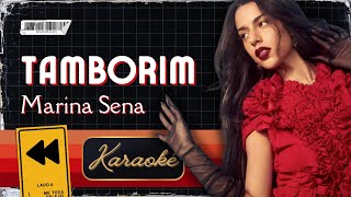 Marina Sena  Tamborim Karaokê [upl. by Arratahs]