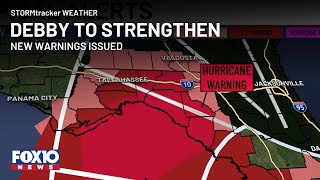 Tropical Storm Debby is expected to strengthen in the Gulf of Mexico [upl. by Ecyaj696]