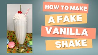 Do you want to learn how to make a fake vanilla milkshake [upl. by Philana]